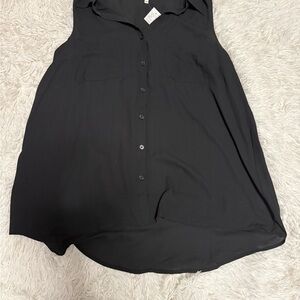 Maurices Black Sleeveless Blouse